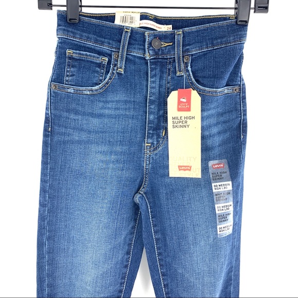 Levi’s Mile High Super Skinny Sculpt Jeans - Picture 5 of 9